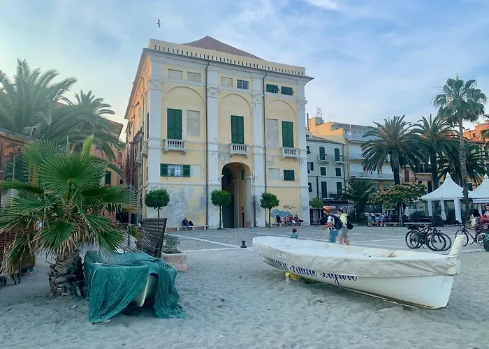 Historic Building By The Sea Finale Ligure